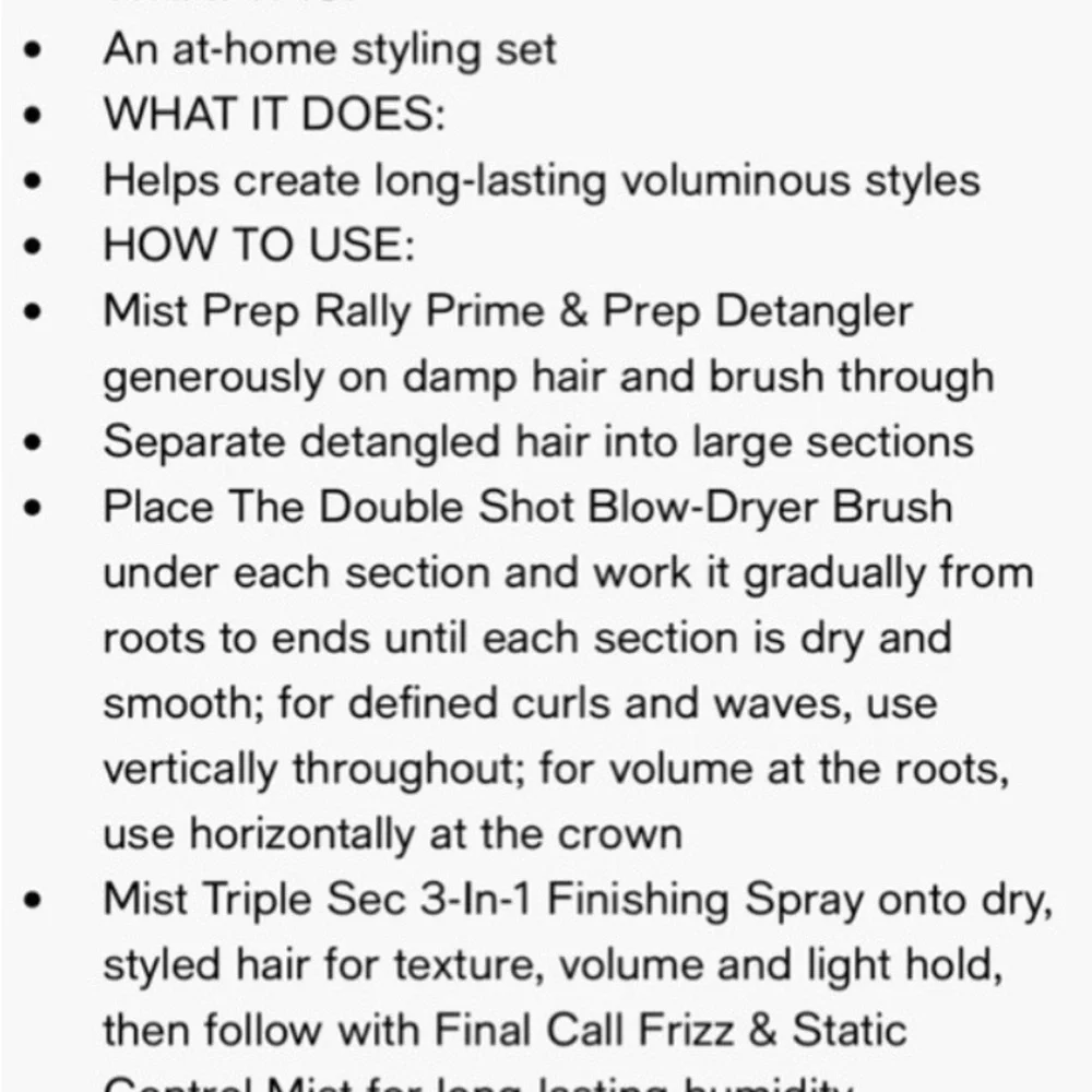 Drybar You Had Me At blowout set NEW